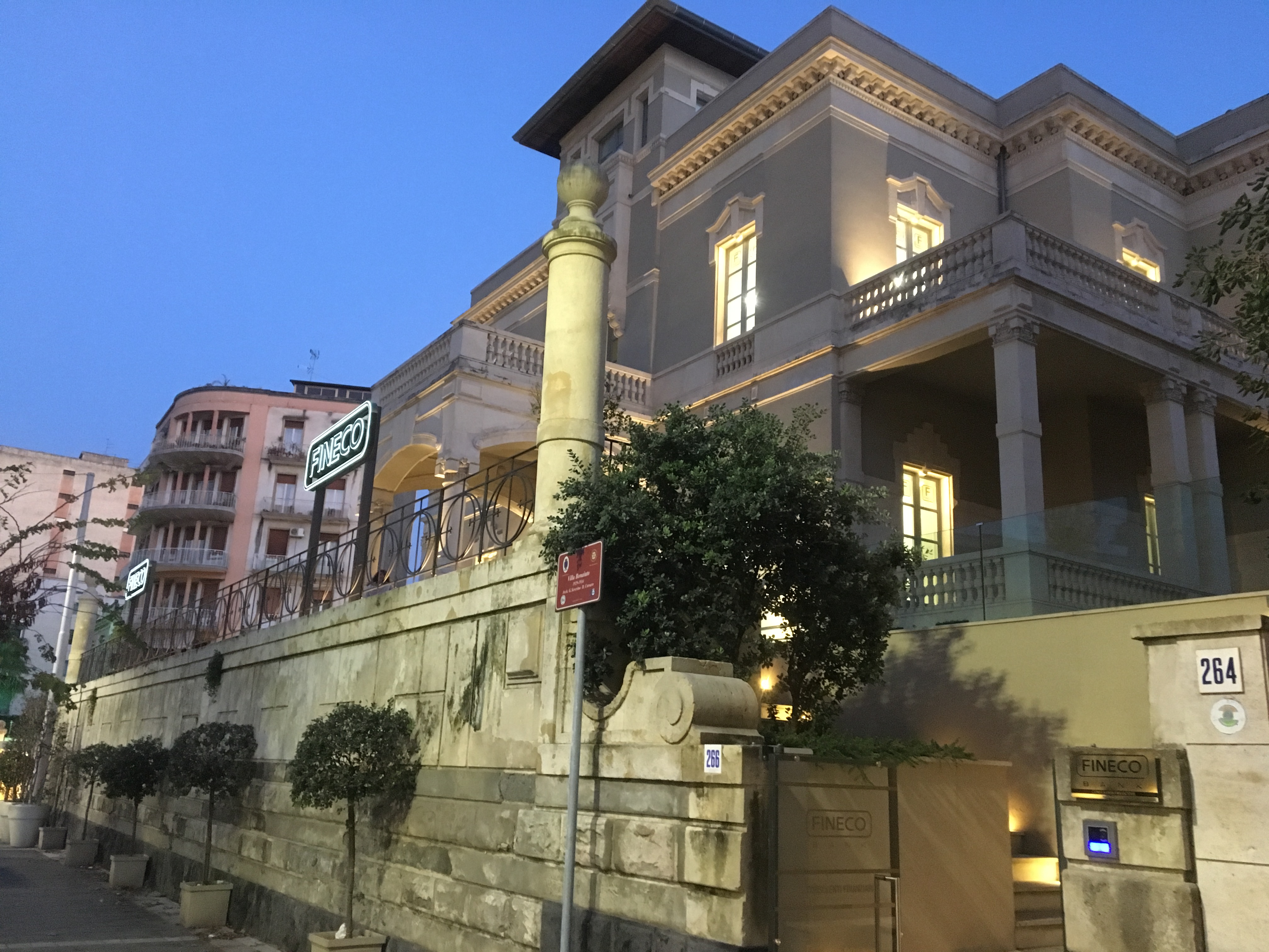 Uffici FINECOBANK Catania – Villa Bonajuto